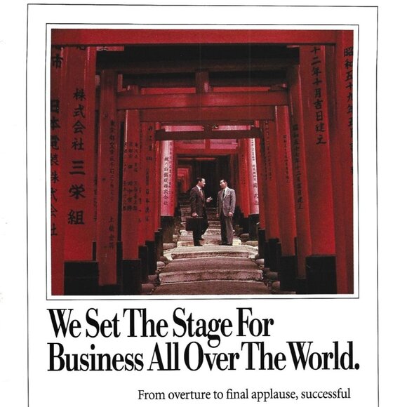 Delta Airlines Business All Over the World 1990s Vintage Print Ad - Picture 2 of 4